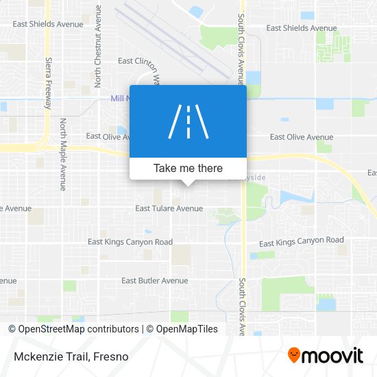 Mapa de Mckenzie Trail
