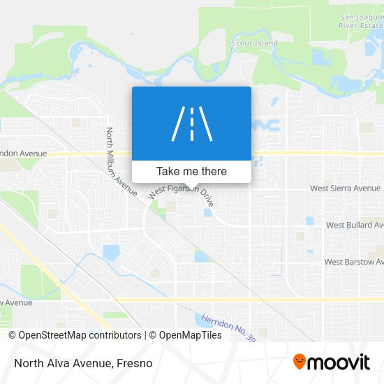 Mapa de North Alva Avenue