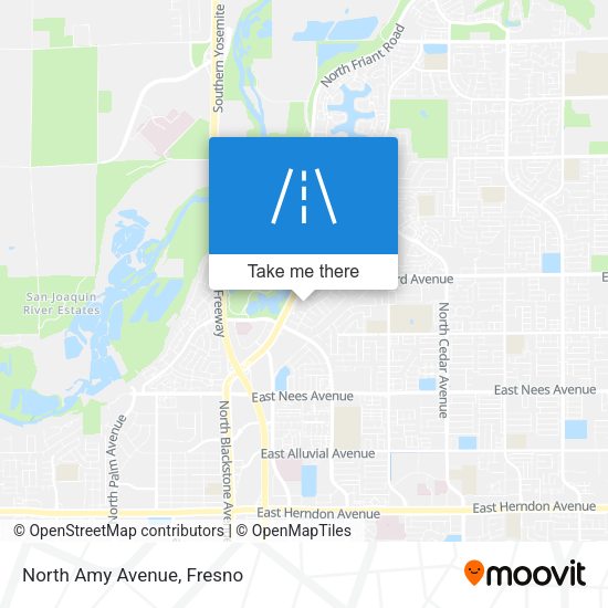 Mapa de North Amy Avenue