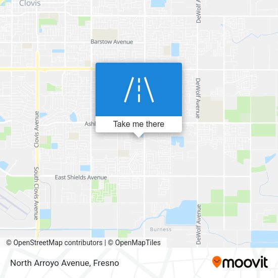 North Arroyo Avenue map