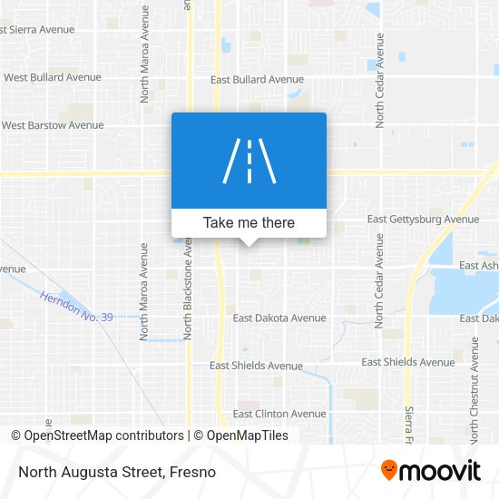 North Augusta Street map