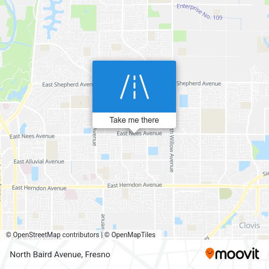 Mapa de North Baird Avenue