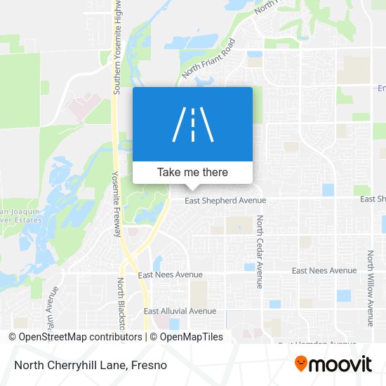 Mapa de North Cherryhill Lane