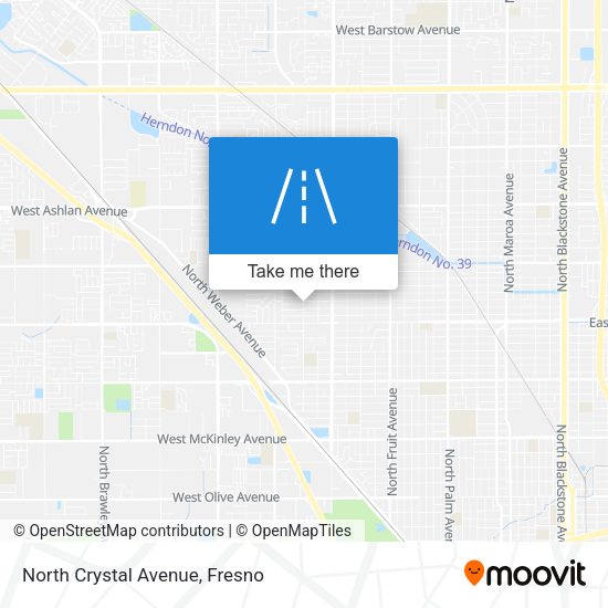 Mapa de North Crystal Avenue