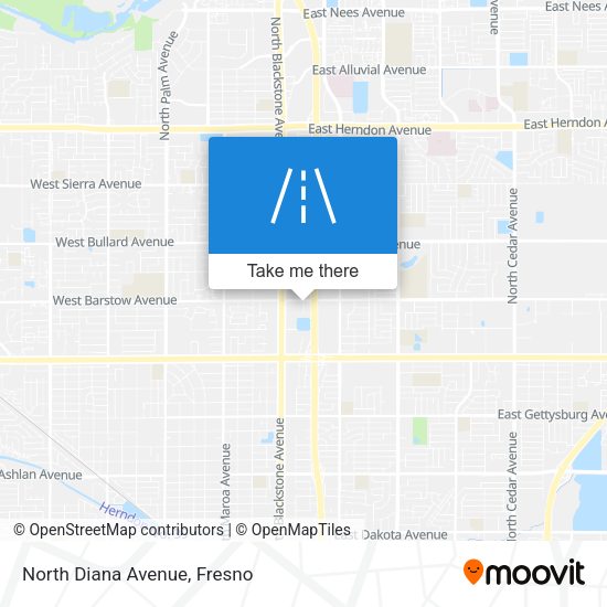 Mapa de North Diana Avenue