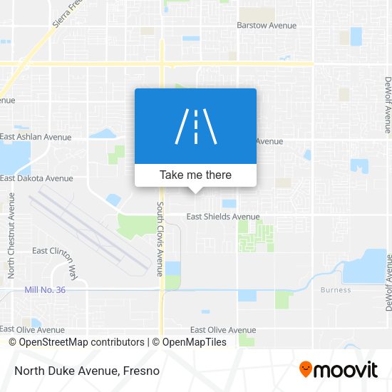 Mapa de North Duke Avenue