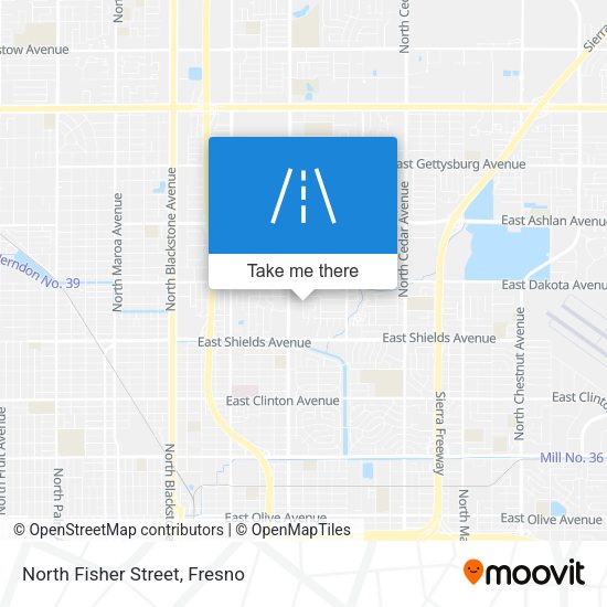 Mapa de North Fisher Street