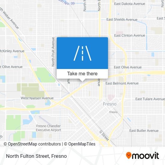 Mapa de North Fulton Street