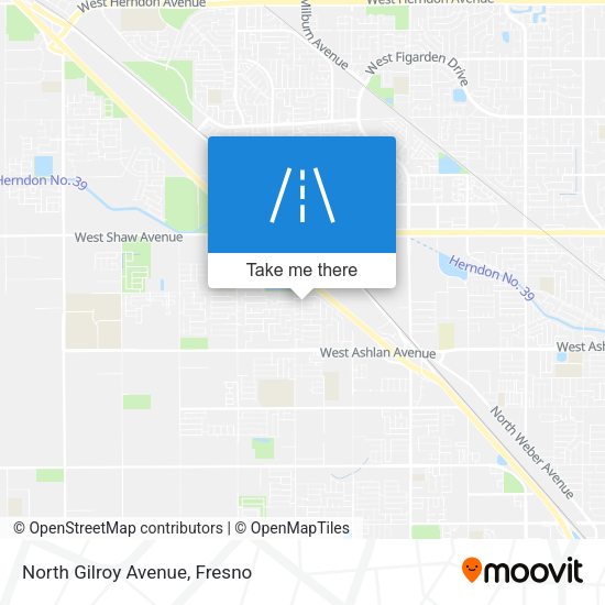 Mapa de North Gilroy Avenue