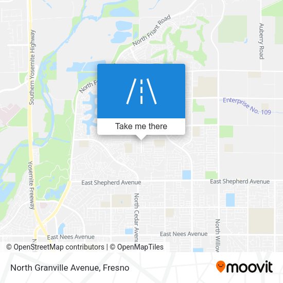 North Granville Avenue map