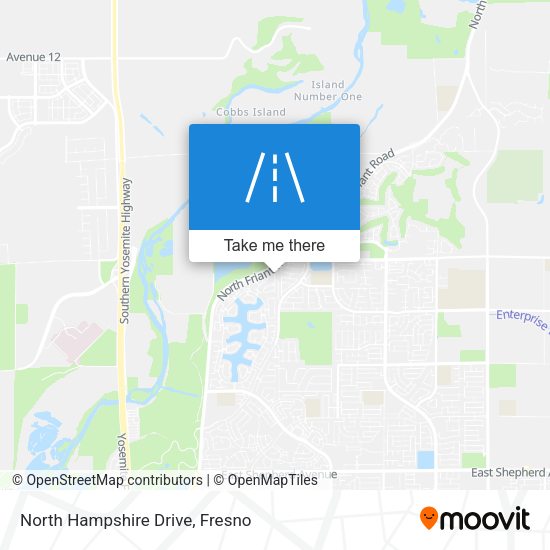 North Hampshire Drive map