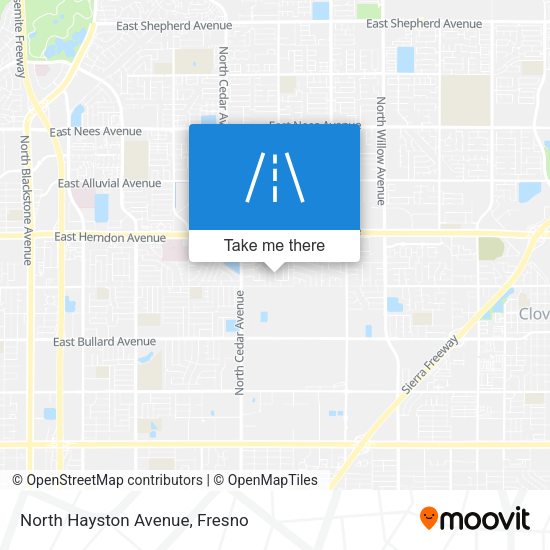 Mapa de North Hayston Avenue