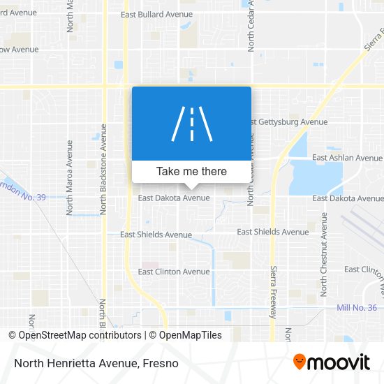 Mapa de North Henrietta Avenue