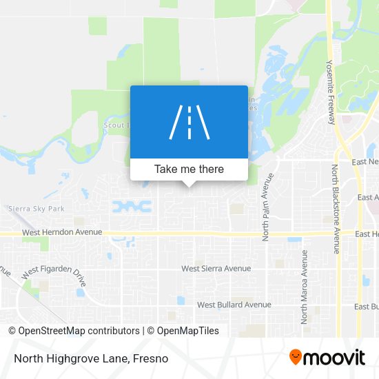 Mapa de North Highgrove Lane