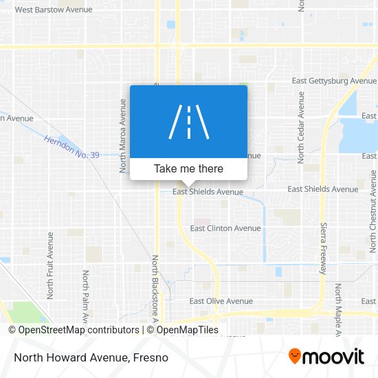 Mapa de North Howard Avenue