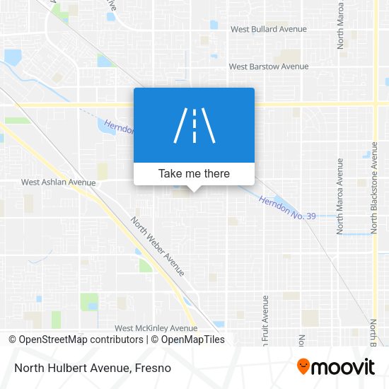 Mapa de North Hulbert Avenue