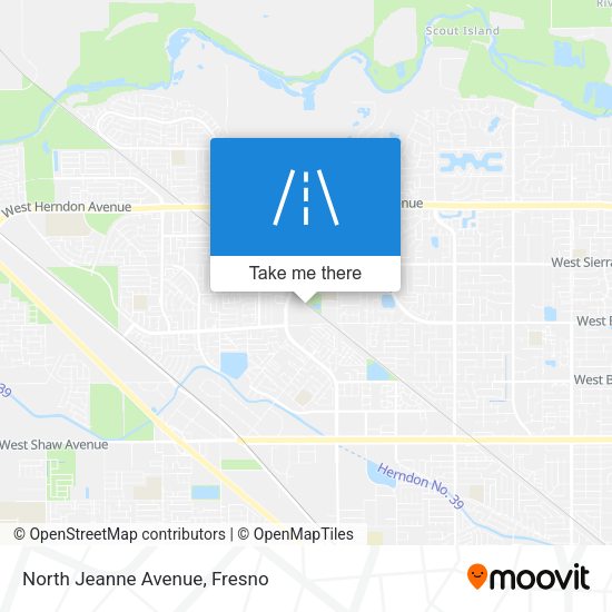 Mapa de North Jeanne Avenue
