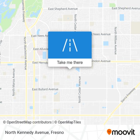 North Kennedy Avenue map