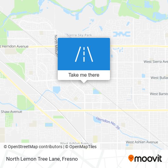 Mapa de North Lemon Tree Lane