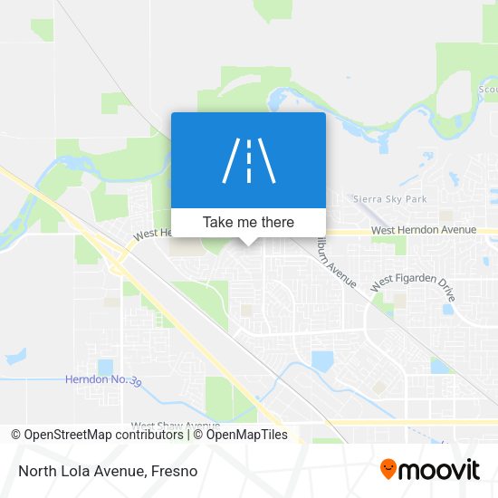Mapa de North Lola Avenue