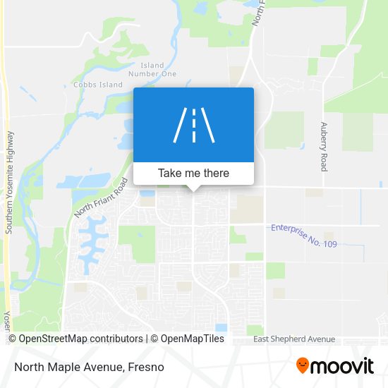 Mapa de North Maple Avenue
