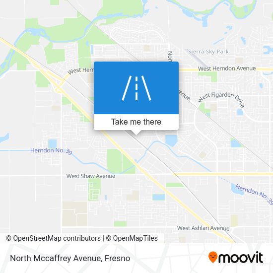 Mapa de North Mccaffrey Avenue