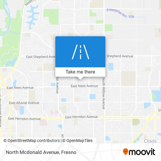 Mapa de North Mcdonald Avenue