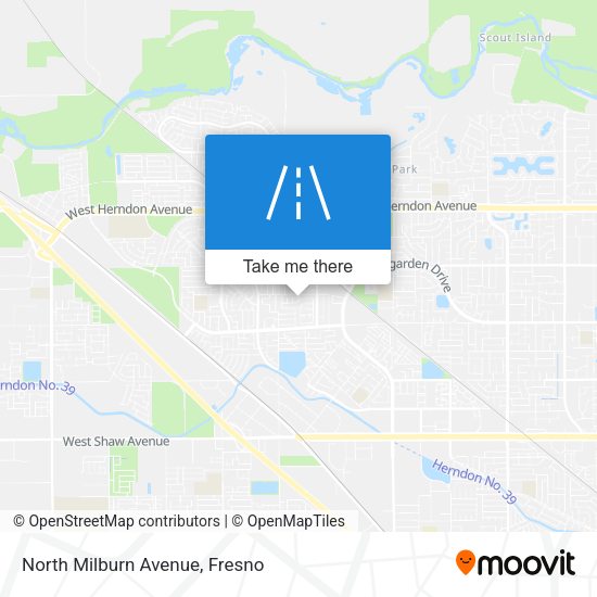 Mapa de North Milburn Avenue