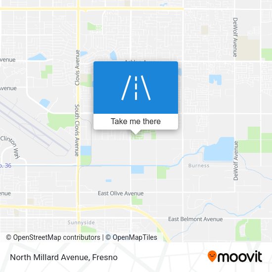 North Millard Avenue map