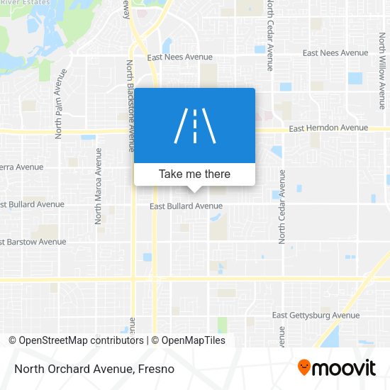 Mapa de North Orchard Avenue