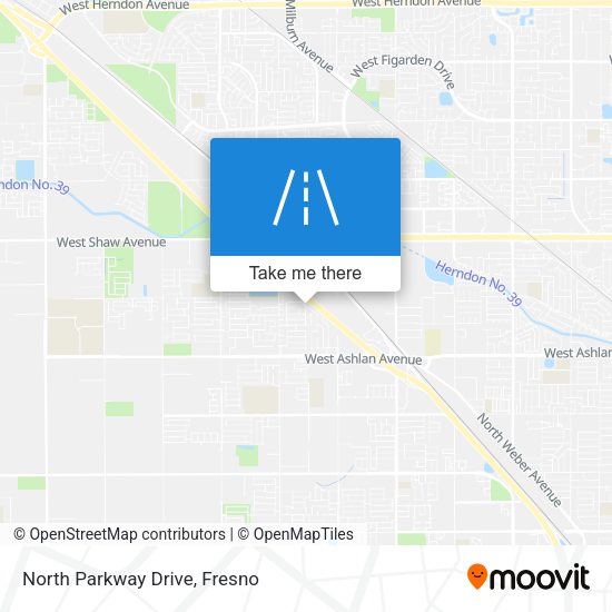 Mapa de North Parkway Drive
