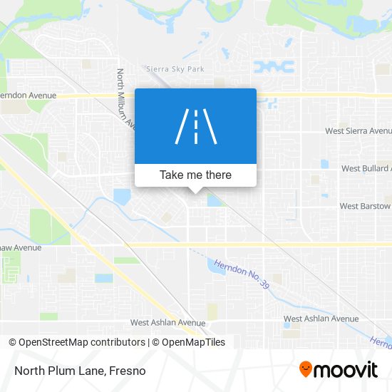 North Plum Lane map