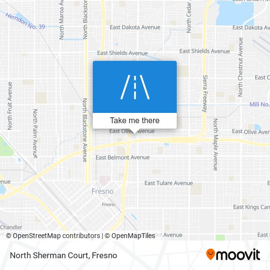 Mapa de North Sherman Court