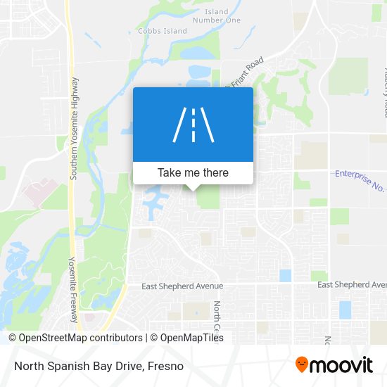North Spanish Bay Drive map