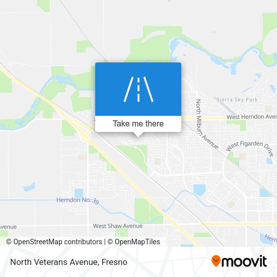 Mapa de North Veterans Avenue