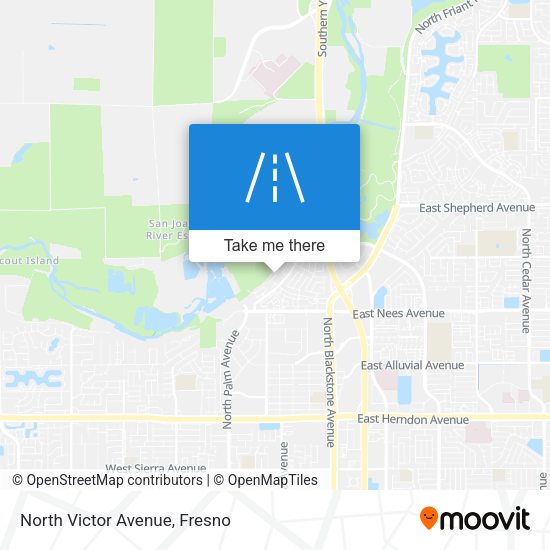 Mapa de North Victor Avenue