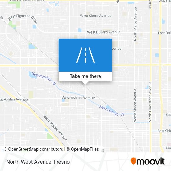 Mapa de North West Avenue