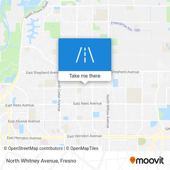 North Whitney Avenue map