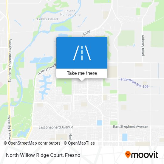North Willow Ridge Court map
