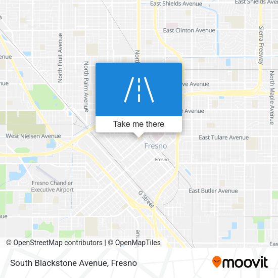 South Blackstone Avenue map