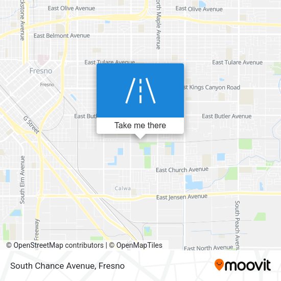 Mapa de South Chance Avenue