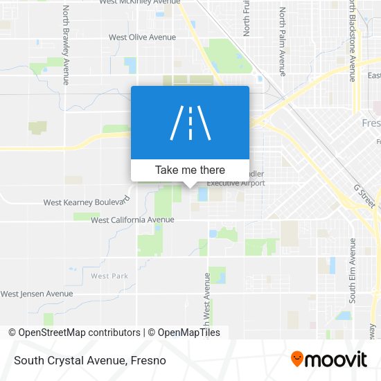 South Crystal Avenue map