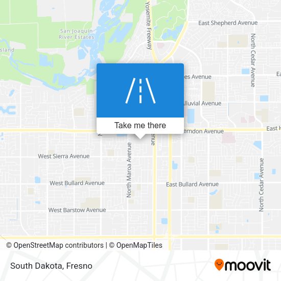 Mapa de South Dakota