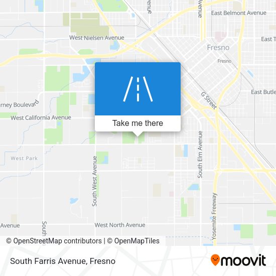 South Farris Avenue map