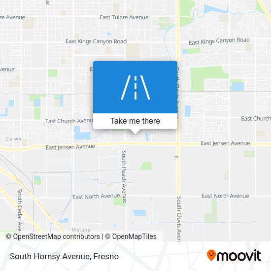Mapa de South Hornsy Avenue