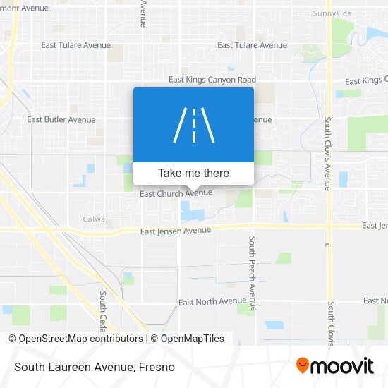 South Laureen Avenue map