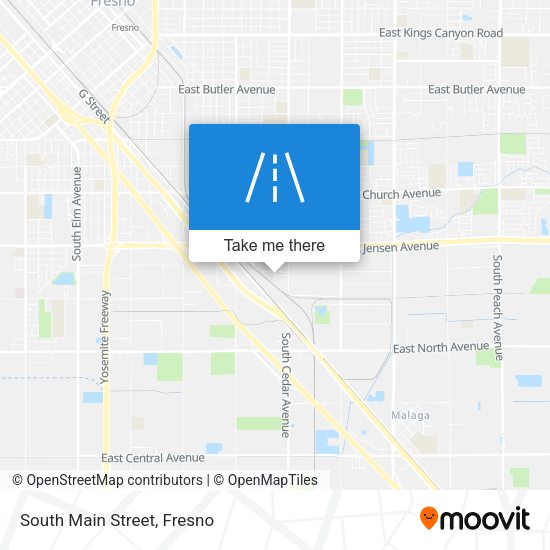 Mapa de South Main Street