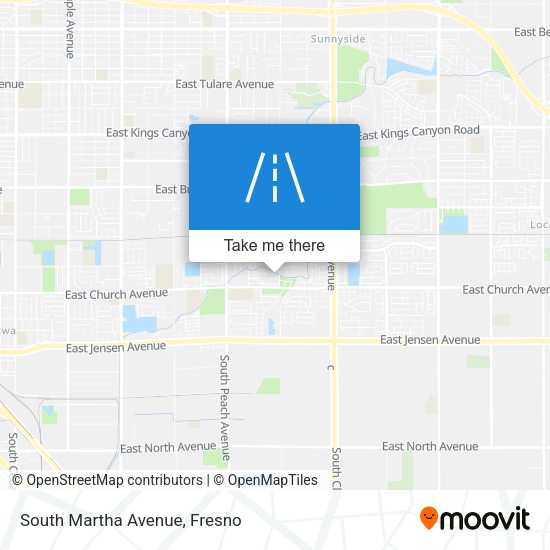 Mapa de South Martha Avenue