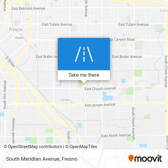 Mapa de South Meridian Avenue