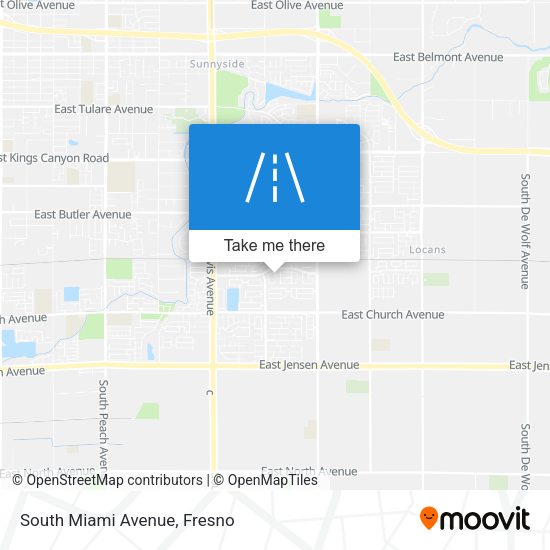 Mapa de South Miami Avenue